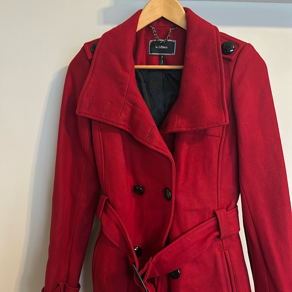 Le Chateau red jacket